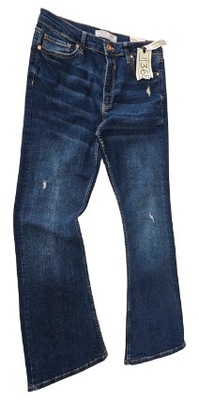 Denim spodnie jeansowe bootcut pettite 40