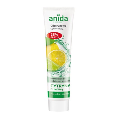 Anida, Krem do rąk glicerynowo cytrynowy 125 ml