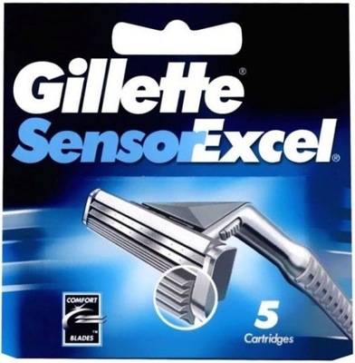 GILLETTE Sensor Excel Wymienne Ostrza do Maszynki dla Mężczyzn