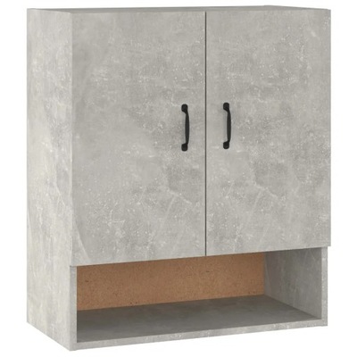 Szafka wisząca, szarość betonu, 60x31x70 cm