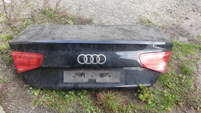 Audi a8 d4 крышка багажника задняя czarna фото №1