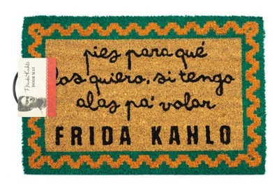Wycieraczka pod drzwi do butów Frida Kahlo zewnętrzna kokosowa 60x40 cm