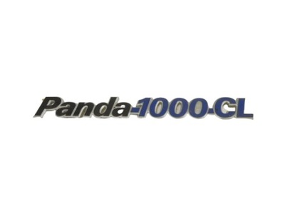 Emblemat "Panda 1000 CL" FIAT 7593848