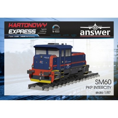 Lokomotywa SM60 PKP Intercity - 1/87 KexK033