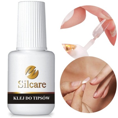 Lepidlo na tipsy a kamienky na nechty SILCARE Basic Nail Tip Glue