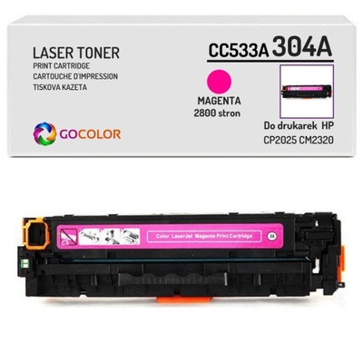 NOWY Toner 304A CC533A do HP Color LaserJet CP2025x CP2025x CP2025dn CP2025