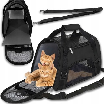 TRANSPORTER DLA PSA KOTA TORBA NA RAMIE DLA ZWIERZĄT 4 KOLORÓW 43*28*19 CM