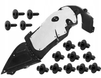 Hyundai i40 2011- підкрилок кліпси перед правий фото №1