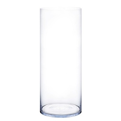 Wazon Szklany Cylinder 60cm fi 15cm cm Grube Szkło