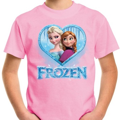 T-SHIRT KOSZULKA 116 FROZEN KRAINA LODU JAKOŚĆ