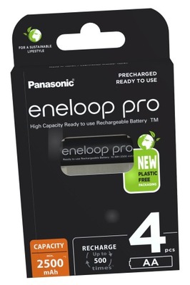 JAPAN Akumulatorki AA R6 Panasonic Eneloop PRO