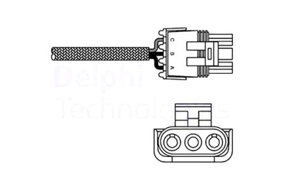 DELPHI SONDA LAMBDA CHEVROLET CORVETTE OPEL ASCONA C ASTRA F CALIBRA  