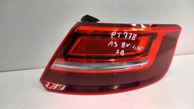 Audi a3 8v lift sportback лампа задняя правая 5d фото №1