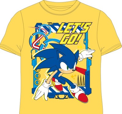 T-shirt Podkoszulka z krótkim rękawem Sonic rozmiar 128