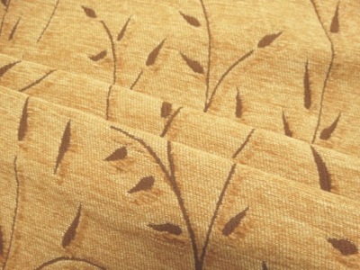 MG TKANINA OBICIOWA LISTKI BEŻ szer 143cm JAKOŚĆ