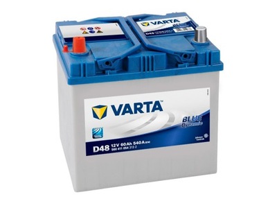 АКУМУЛЯТОР VARTA BLUED 12V 60AH 540A L+ D48