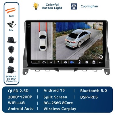 NAVEGACIÓN GPS PARA MERCEDES GASOLINA C CLASE 3 W204 S204 2006-2011 CAR CARPLAY  