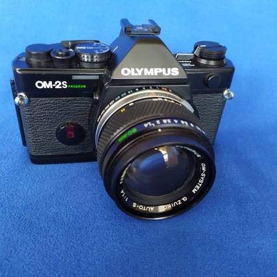 Aparat Olympus OM-2S SPOT/PROGRAM 50mm 1.4