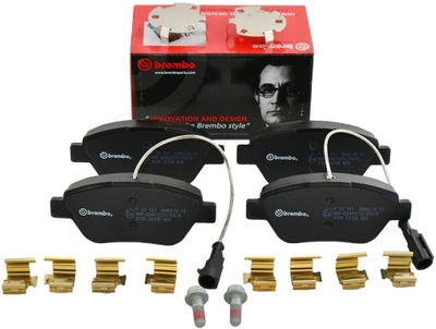 Brembo гальмівні колодки гальмівні перед fiat punto evo фото №1