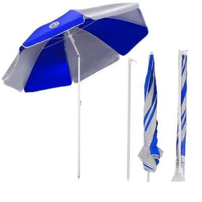 Parasol Plażowy Ogrodowy Łamany 180 cm NILS