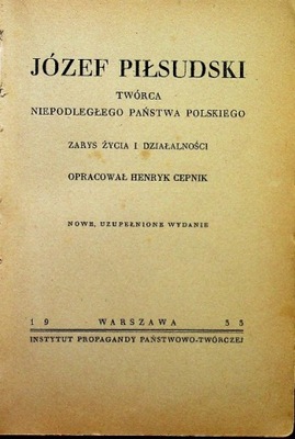 Józef Piłsudski 1933 r.