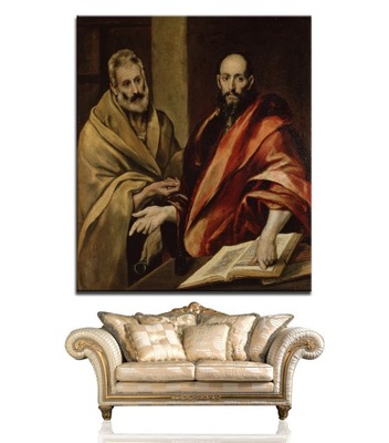 Św. Piotr i Paweł - El Greco, duży obraz płótno