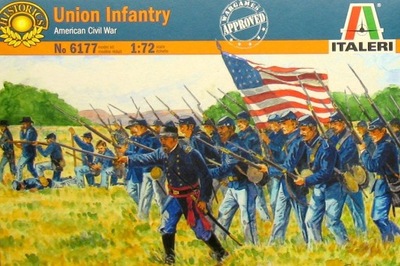 Italeri 6177 Figurki Union Infantry American Civil War 1:72 24H