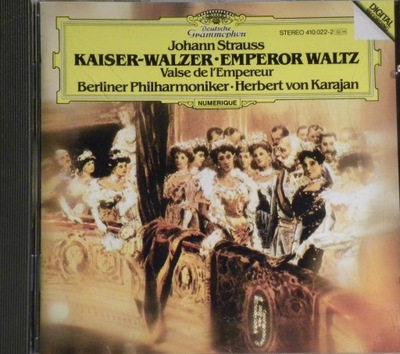 CD Strauss Karajan Kaiser-Walzer Emperor Waltz NM-