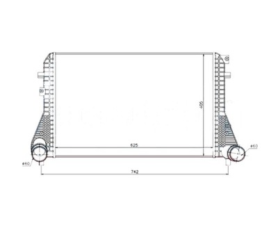 ИНТЕРКУЛЕР VW PASSAT CC 09- 3AA145805A НОВЫЙ