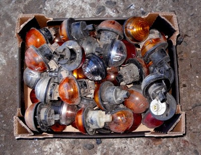 Land rover defender лампы поворотник, стоп фото №1