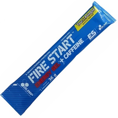 ŻEL ENERGETYCZNY OLIMP FIRE START ENERGY GEL + CAFFEINE 36g WĘGLOWODANY