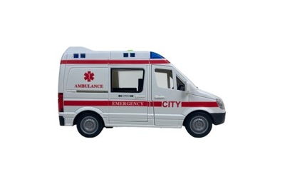 Karetka ambulans dźwięki napęd 1:16