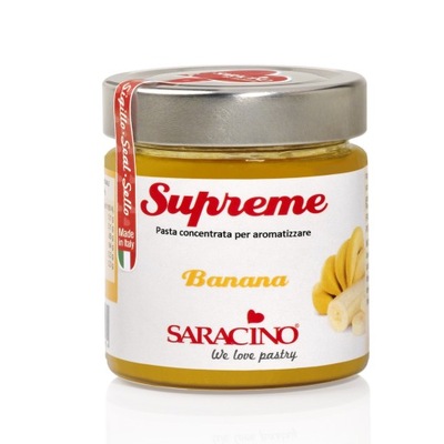 Pasta smakowa aromat - Saracino - banan, 200 g