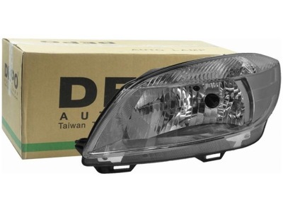 Лампа фара лівий skoda fabia ii mk2 10-14 фото №1