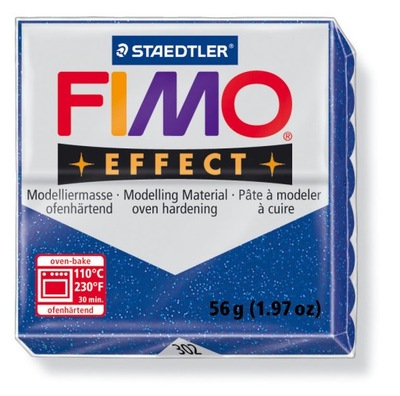 Masa plastyczna FIMO Effect 57g niebieska błysk