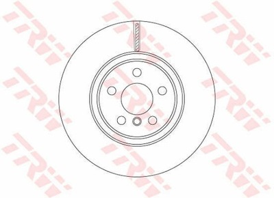 ДИСКИ ТОРМОЗНЫЕ ТОРМОЗНЫЕ ПЕРЕД TRW DF6749S