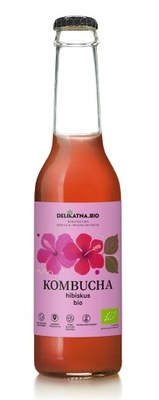 KOMBUCHA Z HIBISKUSEM BIO 270 ml - ZAKWASOWNIA