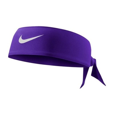 OPASKA WIĄZANA NA GŁOWĘ NIKE DRI FIT HEAD TIE PURP