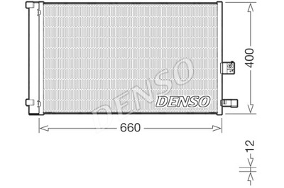 DENSO CONDENSADOR BMW X3 X4 17-  