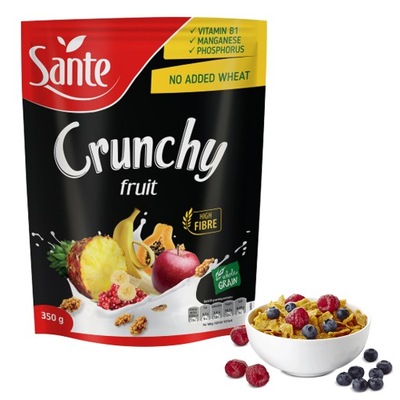 SANTE GRANOLA 350g PŁATKI OWSIANE Z ORZECHAMI