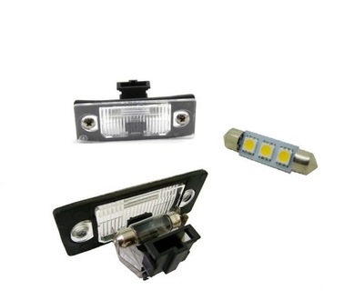 Vw golf v passat b5 підсвітка номерного знака лампа фото №1