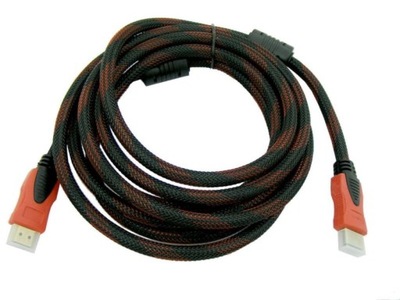 Kabel HDMI - HDMI Pozłacane wtyki 3M OPLOT