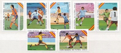 Cuba Mi.2618-2624 czyste** MŚ w piłce nożnej Hiszpania 1982
