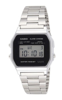 Zegarek męski CASIO A158WEA-1EF STOP WATCH ALARM LIGHT