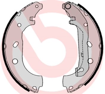 ZAPATAS DE TAMBOR DE FRENADO BREMBO S 24 539 S24539  