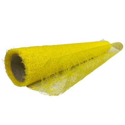 Siatka florystyczna sizal 50cm/5y żółty