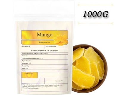 Mango kandyzowane 1kg