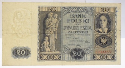 20 ZŁ ZŁOTYCH 1936 CI