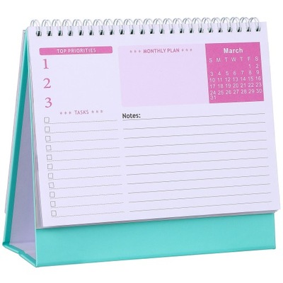 Kalendarz biurkowy 2024-2025 Stojący Mały