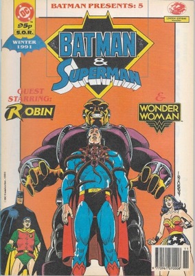 DC Batman Superman Komiks 5/1991 j.ang XL FORMAT